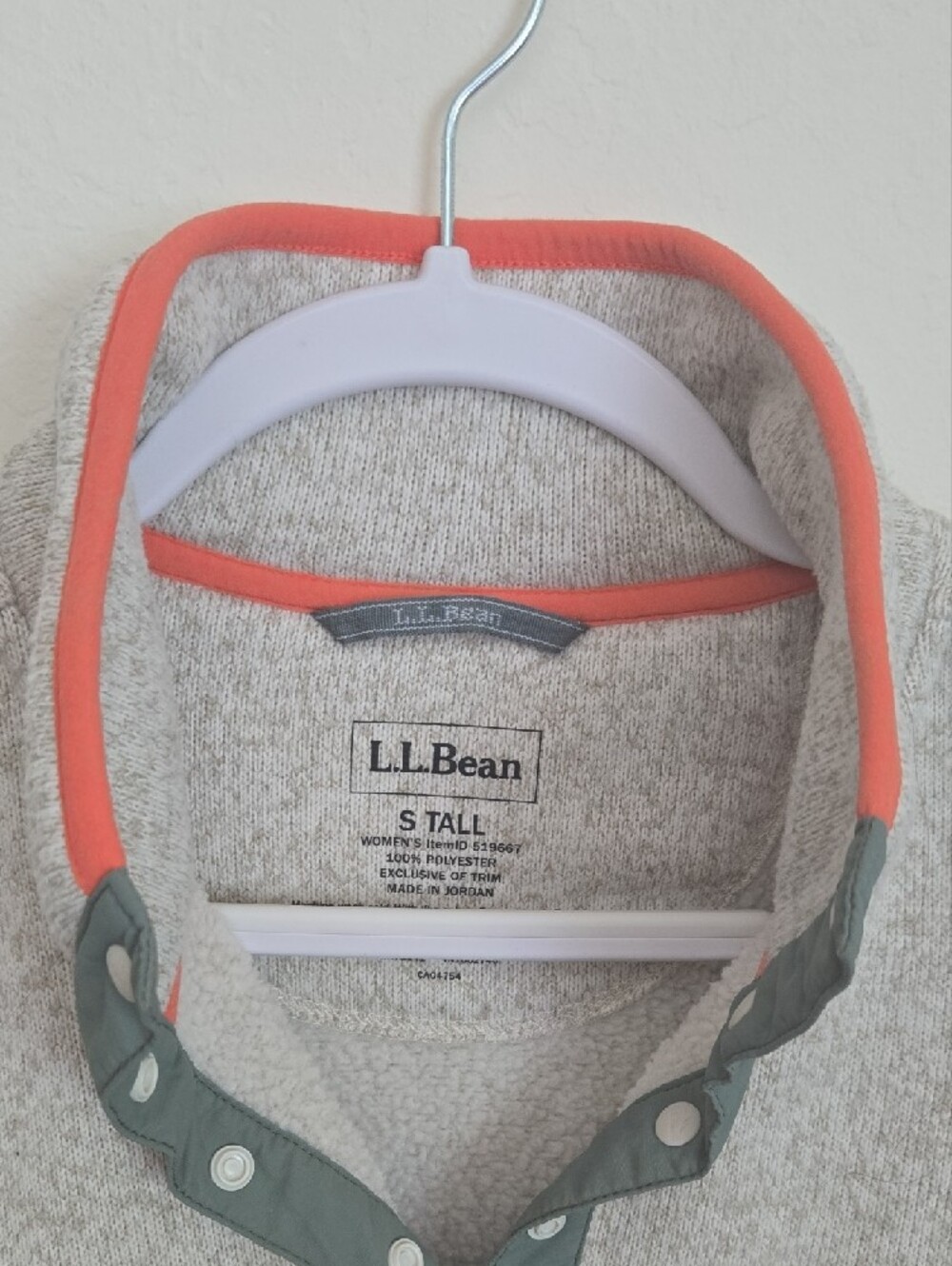 L.L. Bean Colorblock Fleece - Picture 2 of 4